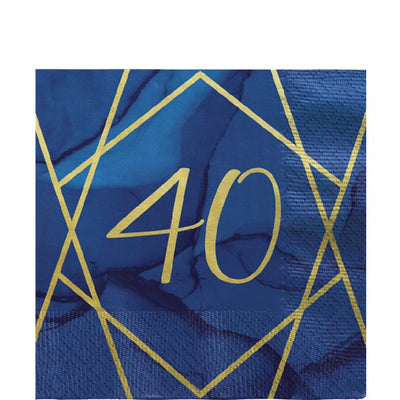 40th napkins