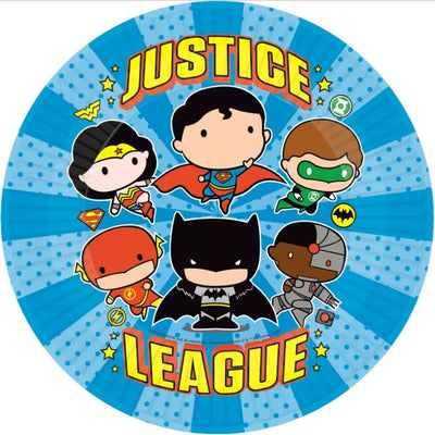 justice league party plates