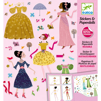 paper dolls and stickers