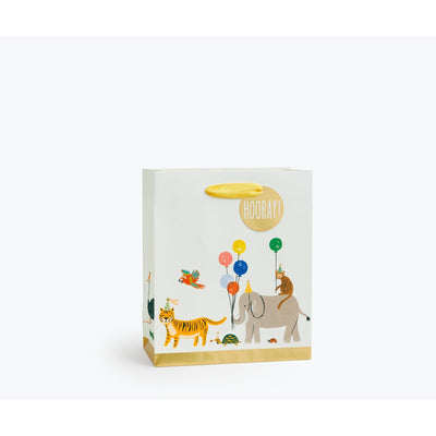 party animals medium gift bag