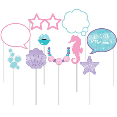 mermaid photo booth props