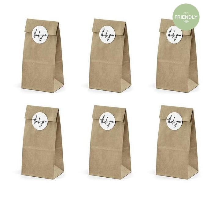 Kraft Favour Bags Pretty Party Supplies The Original Party Bag Company