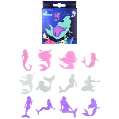 The Original Party Bag Company - Glow in the Dark Mermaids (Pk24) - 144440- The Original Party Bag Company