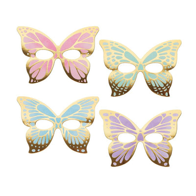 butterfly shimmer party masks