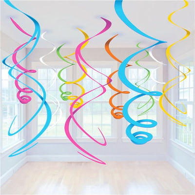Colourful Swirls Decorations