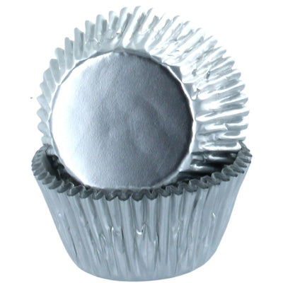 silver cupcake cases