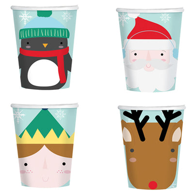 festive friends paper cups