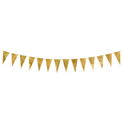 Gold party Flag Bunting