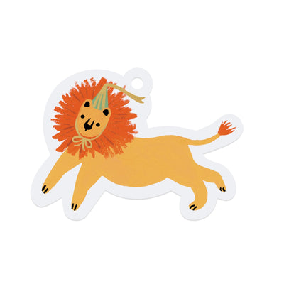 party lion gift tags