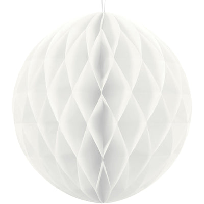 Party Deco White Honeycomb Ball