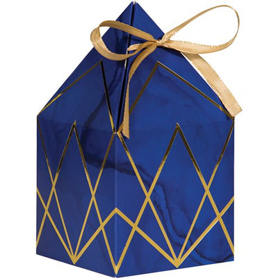 Gold and Navy Favour Boxes