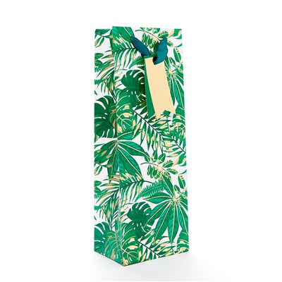 Palm Print Bottle Gift Bag
