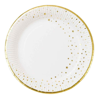 gold star party plates