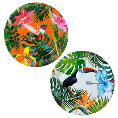 Tropical Paper Plates