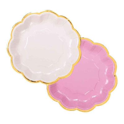 Pink and Gold Party Plates