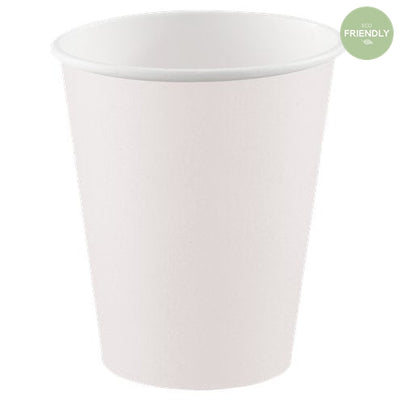 White Compostable Paper Cups 