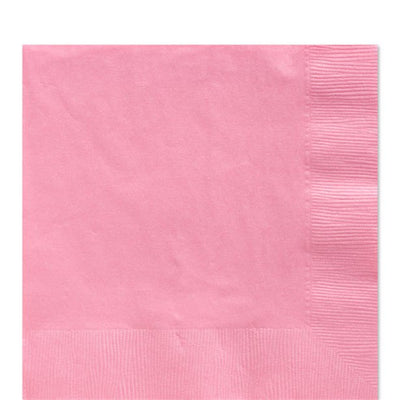 baby pink paper napkins