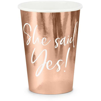 She Said Yes Party Cups for a Hen Party