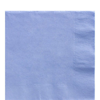 baby blue paper party napkins