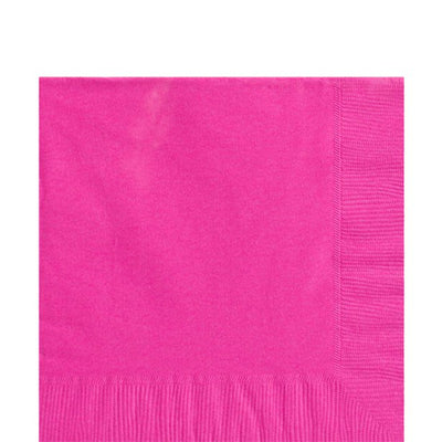 pink paper party napkins