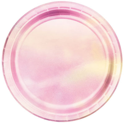 Iridescent Party Paper Plates