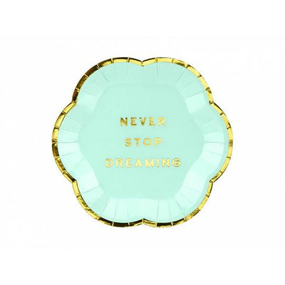 Never Stop Dreaming Party Paper Plates