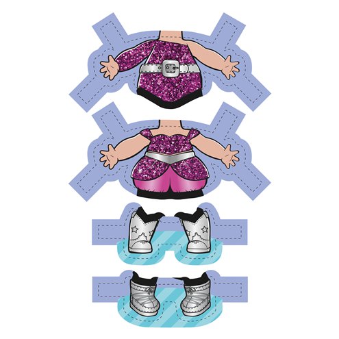 L.O.L Surprise Dress Up Paper Dolls