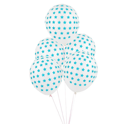 My Little Day - 12" Blue Star Balloons (Pk5) - MLD-BATATETBL- The Original Party Bag Company