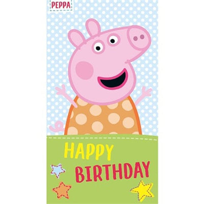 peppa pig birthday card