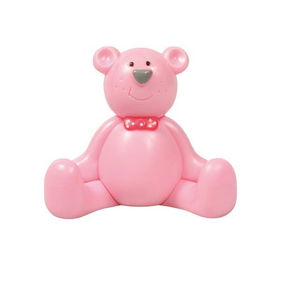 pink teddy cake topper