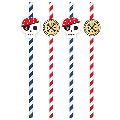 pirate party straws