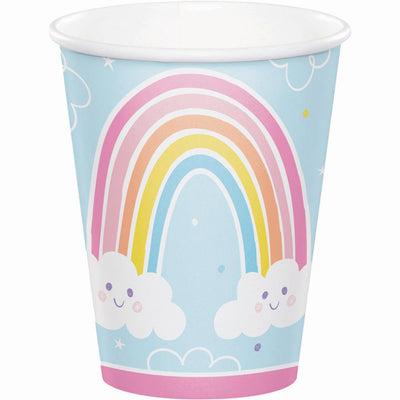 pastel rainbow party cups