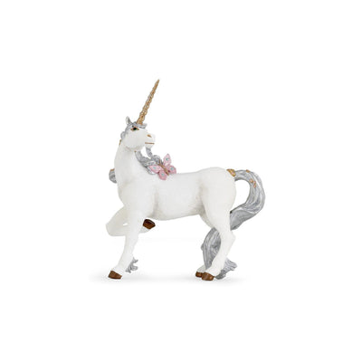 silver unicorn figure