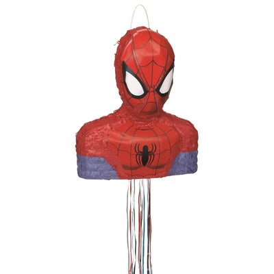 Spiderman Piñata and Wooden Piñata Stick -  UK
