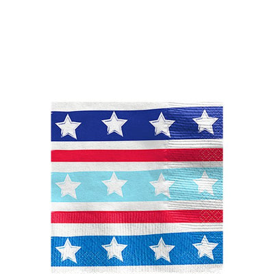Stars and stripes napkins - 4th july party