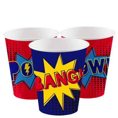 Superhero Party Paper Cups