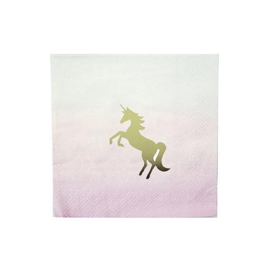 Talking Tables - Pastel Unicorn Napkins (Pk16) - UNICORN-CNAPKIN- The Original Party Bag Company