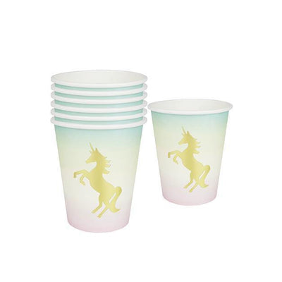 Talking Tables - Pastel Unicorn Paper Cups (Pk12) - unicorn-cup- The Original Party Bag Company