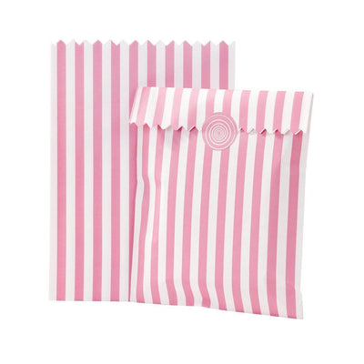Talking Tables - Pink Stripe Treat Bags (Pk10) - MIX-BAG-PK- The Original Party Bag Company