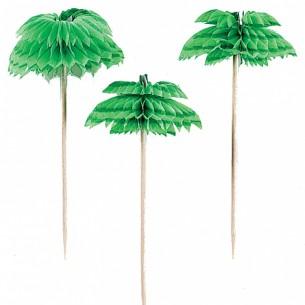 The Original Party Bag Company - Palm Tree Picks (Pk12) - PICK001- The Original Party Bag Company