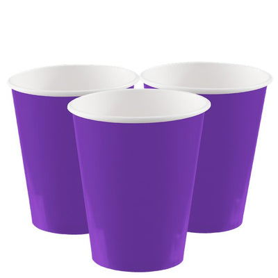 purple party cups